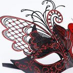 Red Butterfly Masquerade Mask