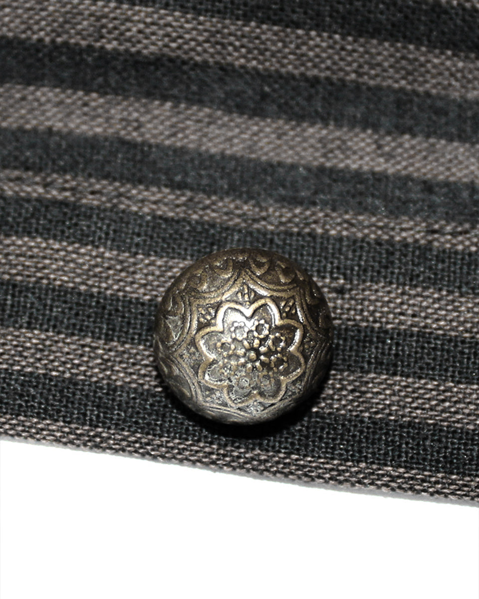 Brown Pinstripe Steampunk Shirt