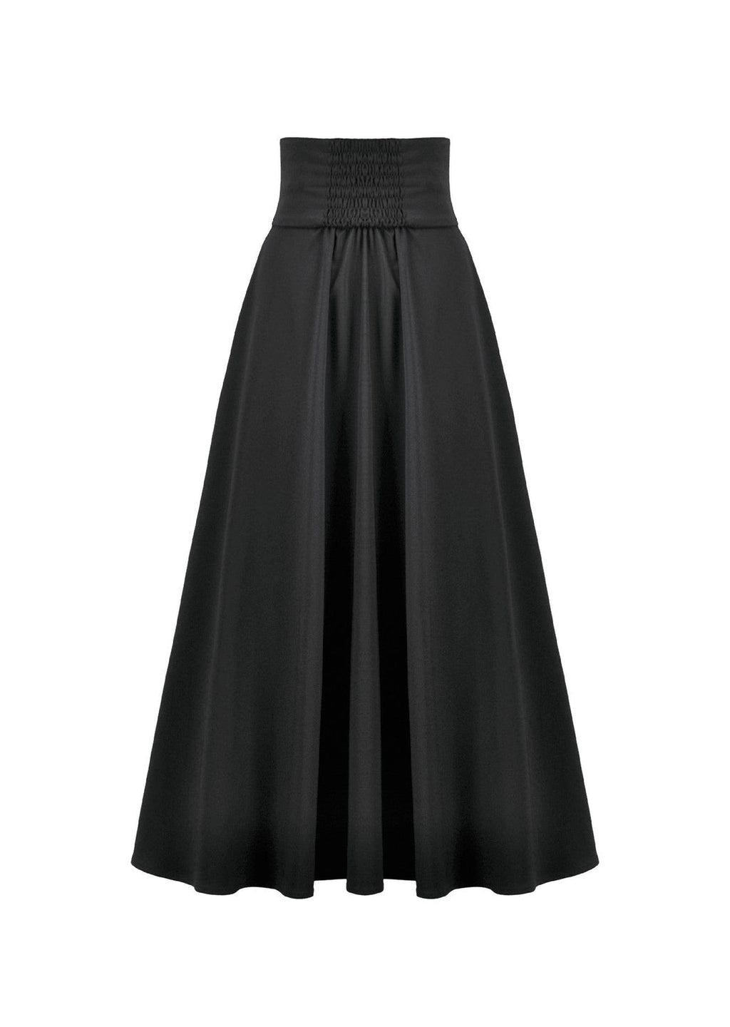 Panel Split Floral Net Maxi Skirt