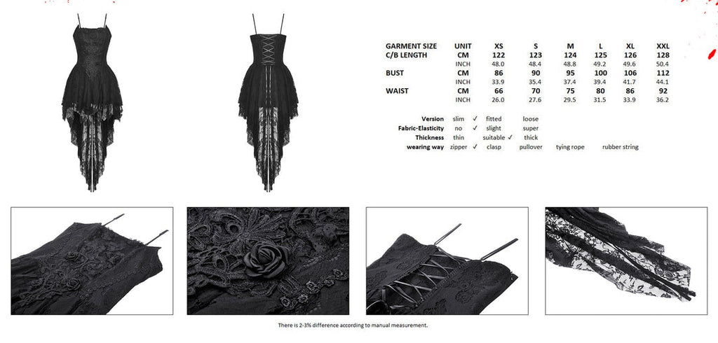 Strap Lace Trail Mini Dress