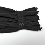 Lace V Neck Ruffle Shirt