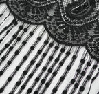 Paisley Print Tassel Shrug