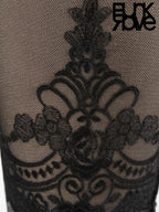 Gothic Embossed Decorative Leggings