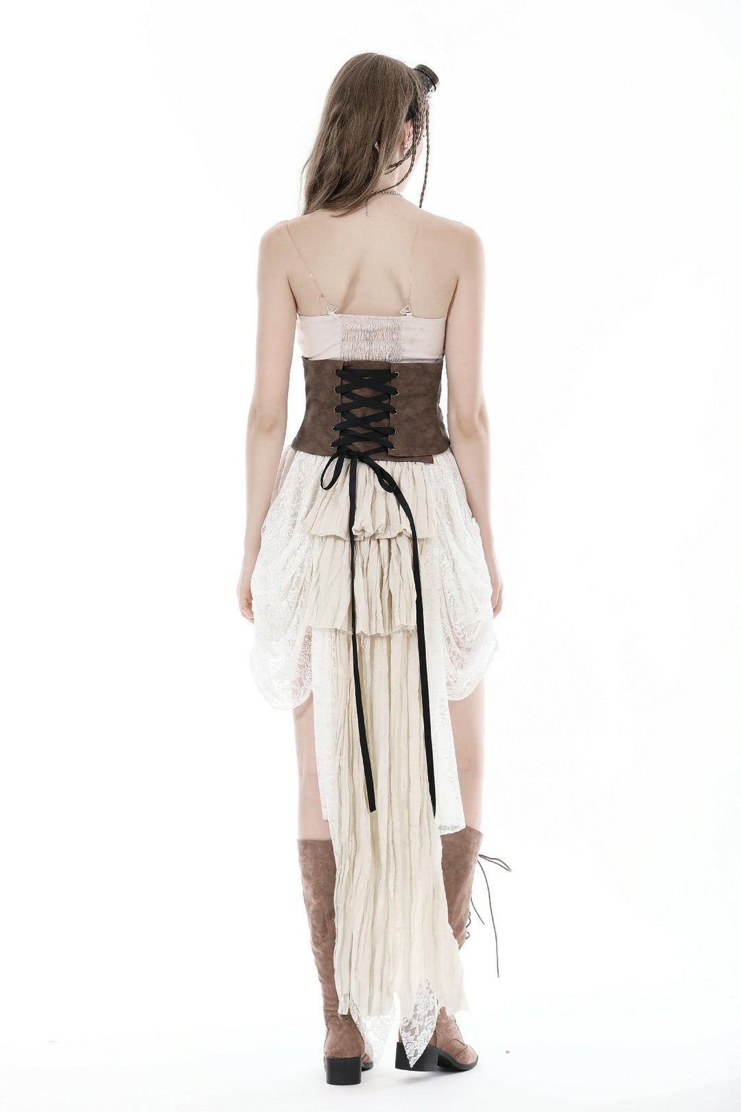 Brown Steampunk Vintage Corset Belt