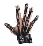 Men’s Skeleton Skull Chain Hand Claw Glove