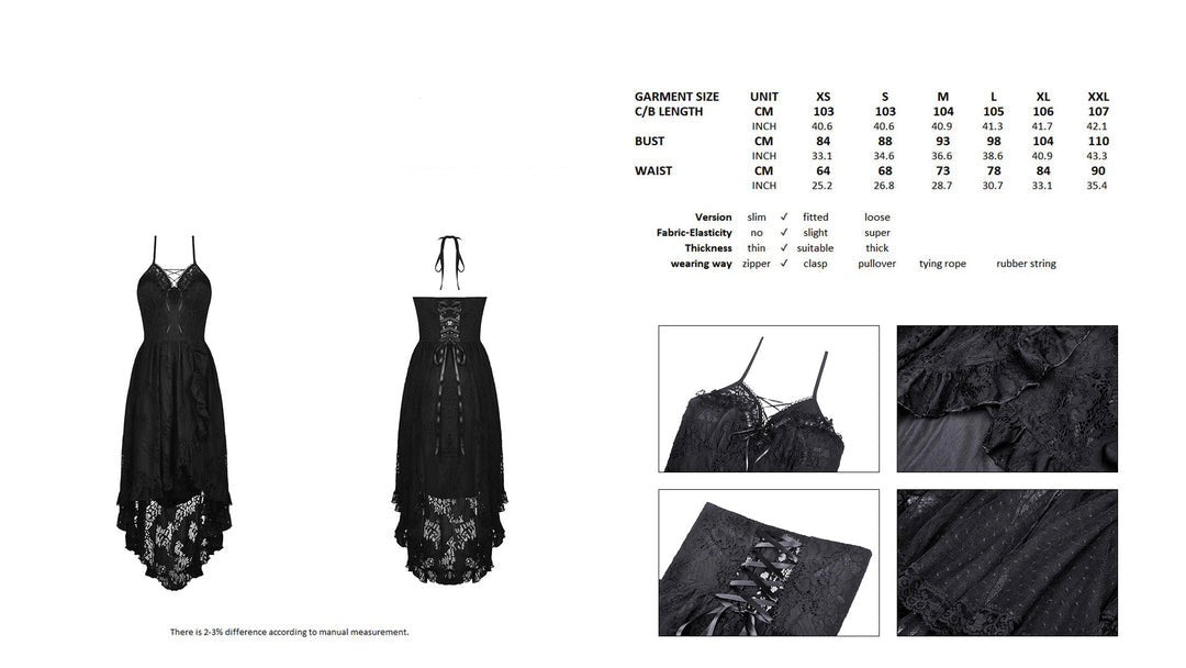 Dovetail Halter Neck Lace Net Dress