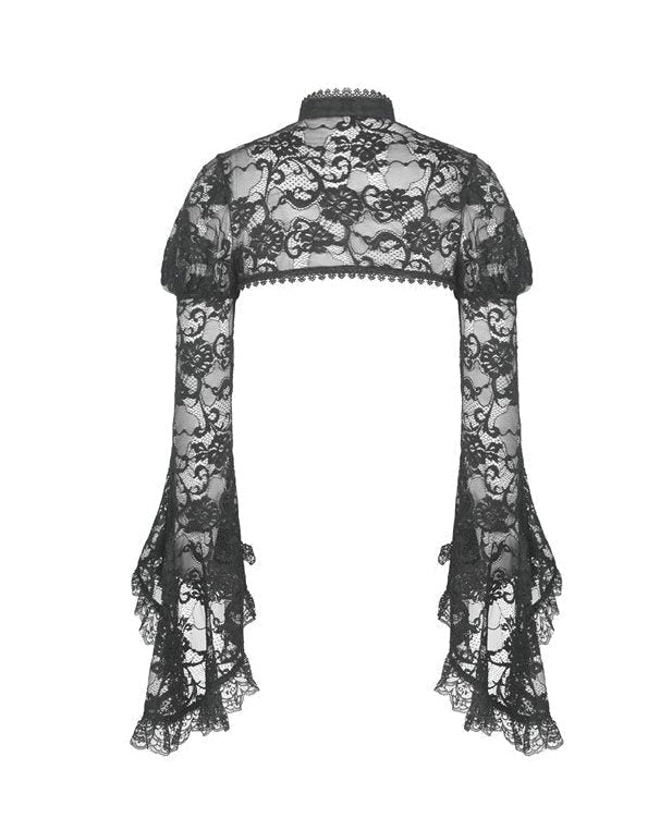 Elegant Lace Flare Bolero