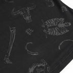 Pentagram Net Sleeve Shoulder Cutout Top