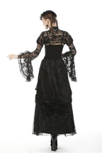 Elegant Lace Flare Bolero