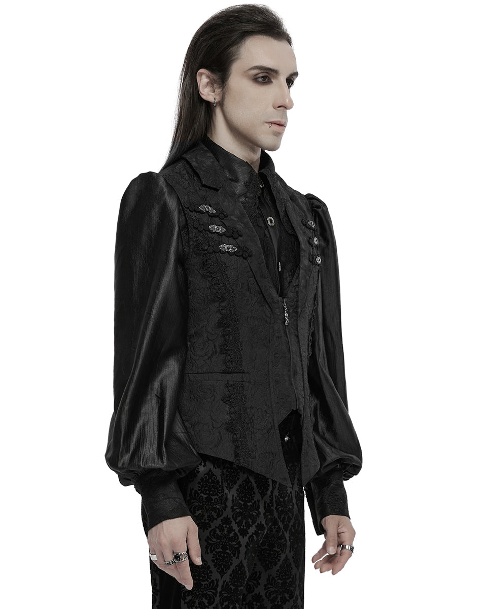 Rose Appliqué Fancy Waistcoat