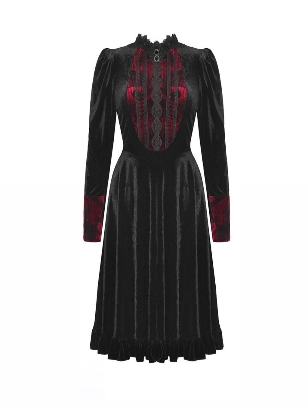 Vampire Scarlet Red Velvet Dress