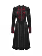 Vampire Scarlet Red Velvet Dress