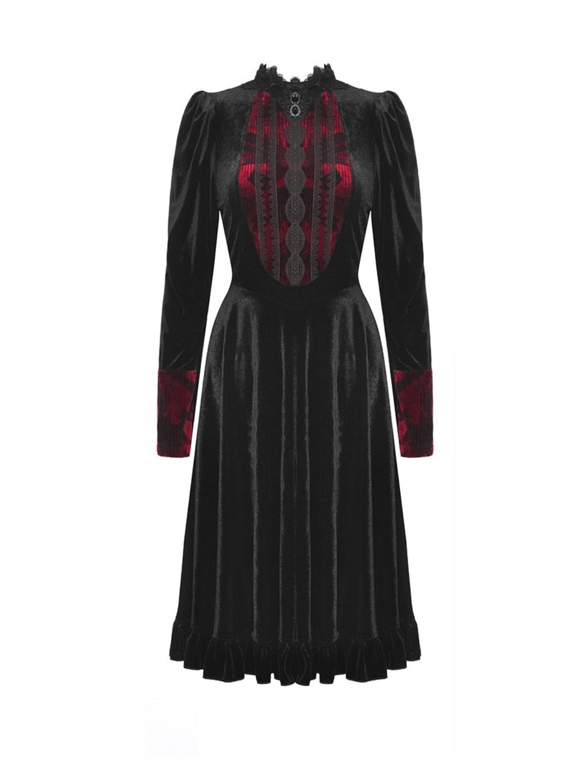 Vampire Scarlet Red Velvet Dress