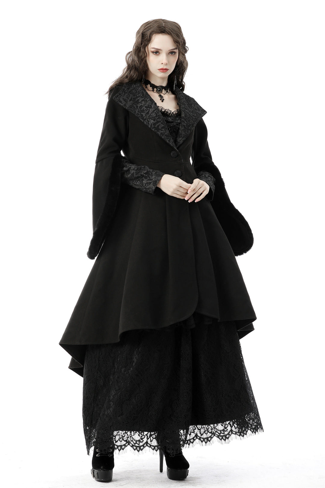 Midnight Romance Hooded Coat