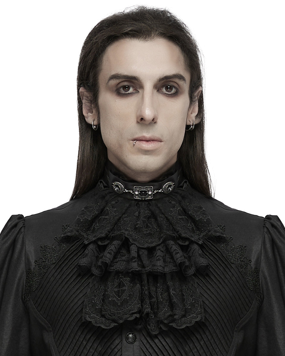 Triple Gem Lace Cravat
