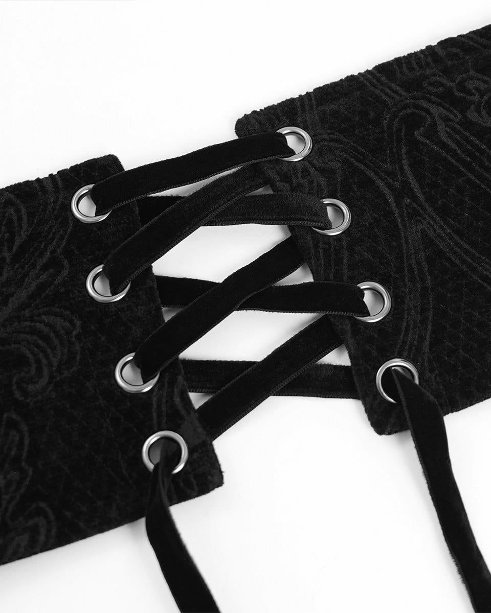 Unisex Crucifix Chained Gothic Corset Belt