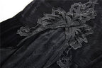 Mermaid Tail Velvet Lace Maxi Skirt