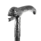Xenocane Flamed Skull Cane