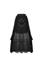 Queen Drape Lace Maxi Skirt