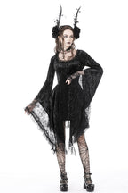 Genie Bell Sleeve Velvet Dress