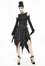 Dark Tattered Skirt