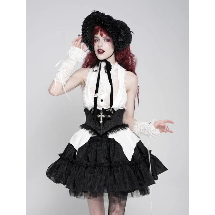 V Shaped Frilled Corset