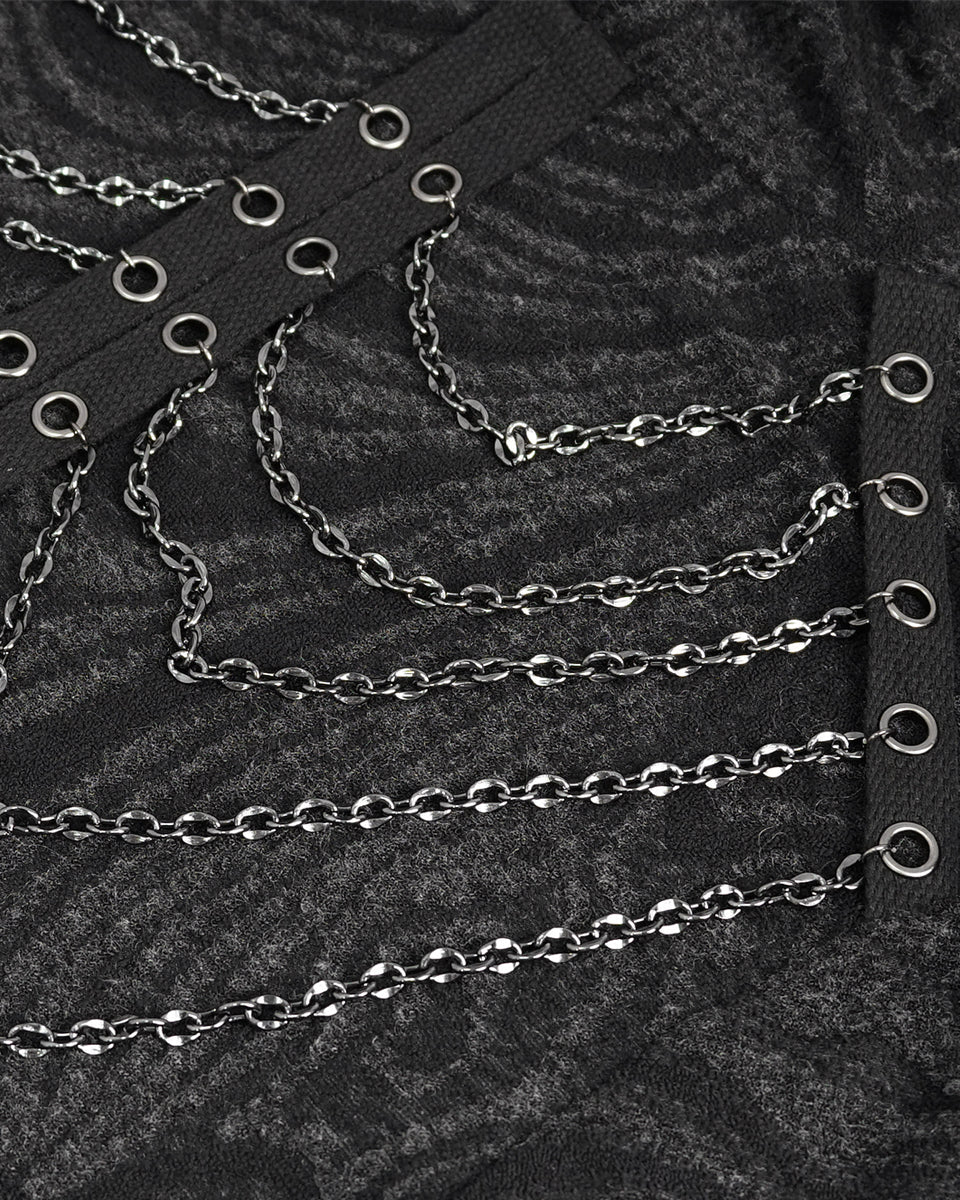 Apocalyptic Chained Cloak Jacket