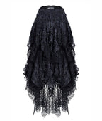 Messy Mesh Layered Skirt