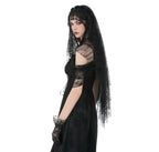 Fringe Patterned Net Veil