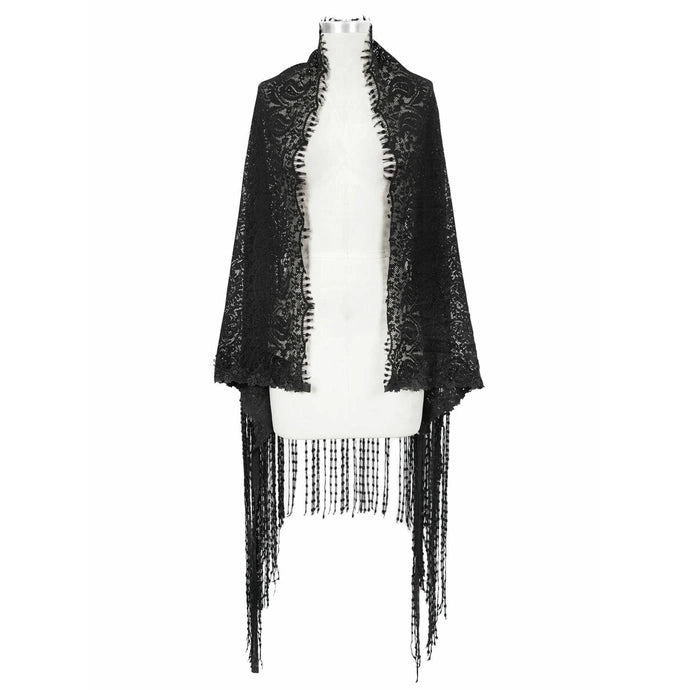 Paisley Print Tassel Shrug