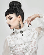 Diamond Shape White Cravat