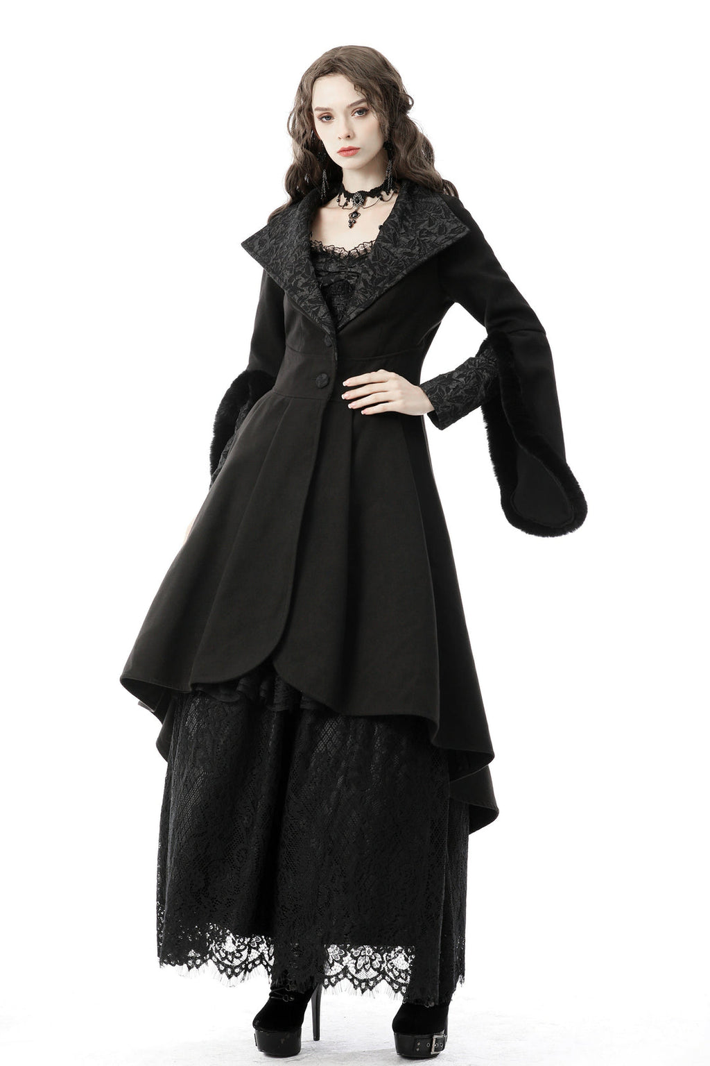 Midnight Romance Hooded Coat