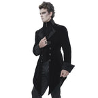 Black Gothic Velvet Tailcoat