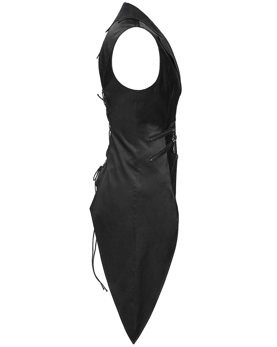 Men’s Asymmetric Chain Waistcoat
