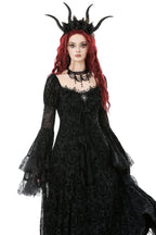 Royal Jewel Layer Sleeve Dress