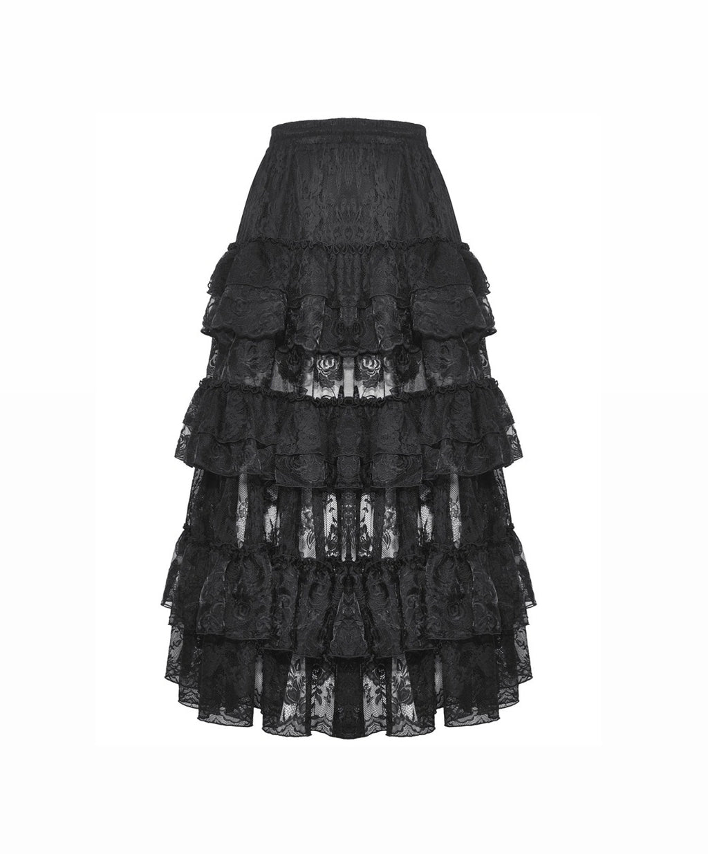 Rose Layered Lace Skirt