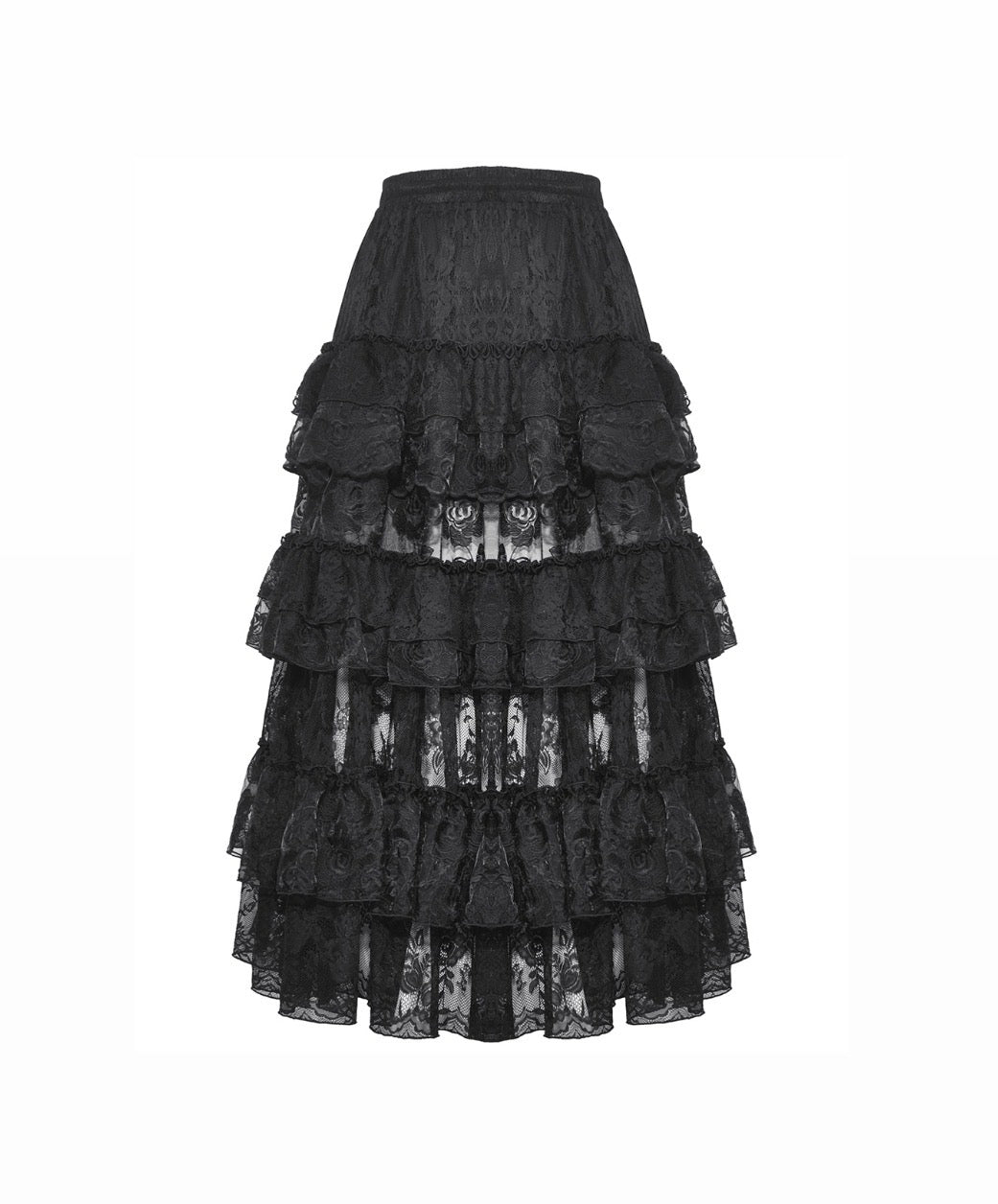 Rose Layered Lace Skirt