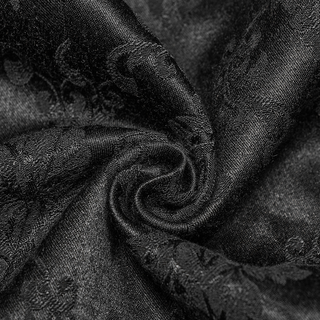 Elegant Jacquard Lapel Waistcoat
