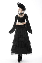 Frill Lace Long Skirt