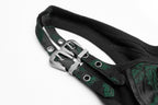 Green Poison Ivy Corset Buckle Top