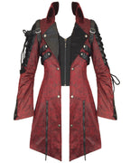 Mens Red Dystopian Jacket
