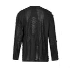 Ripple Shred Long Sleeve Top