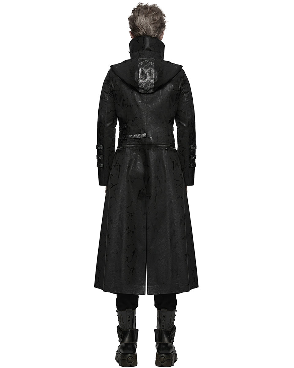 Men’s Scorpion Hooded 2-Way Villain Coat