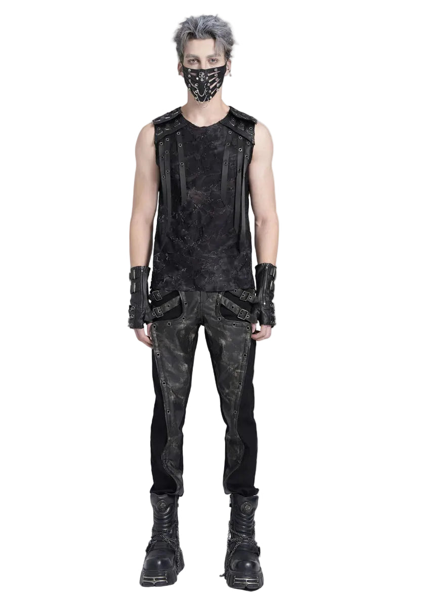 Punk Strap Sleeveless Top