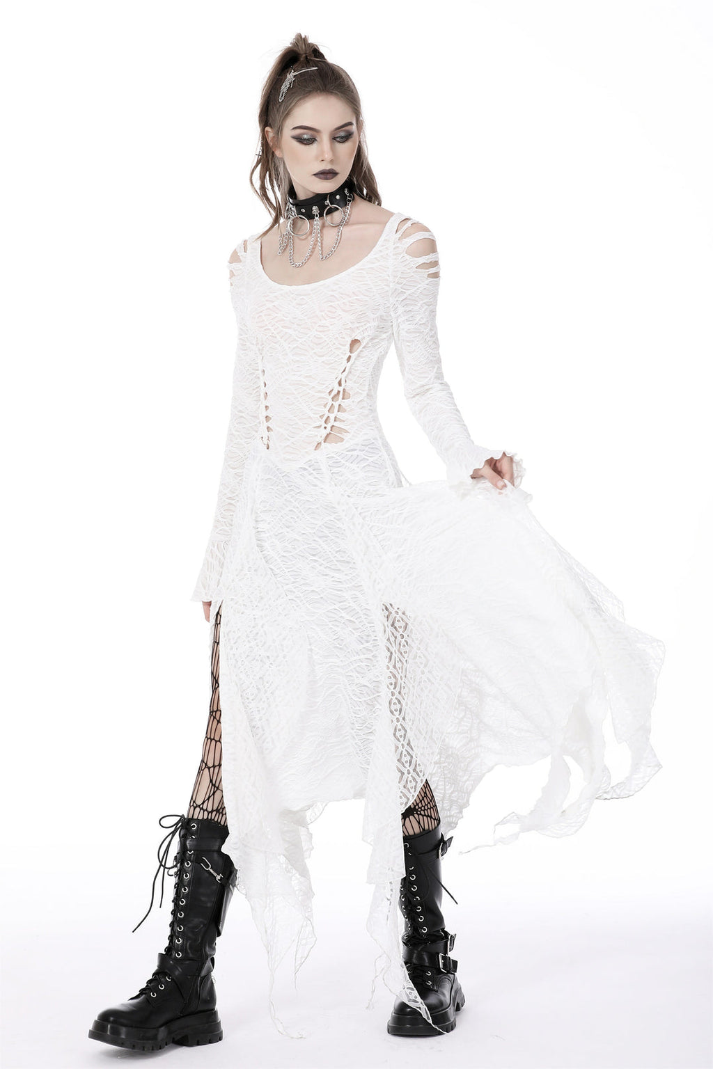 Ghost Cutout Midi Dress