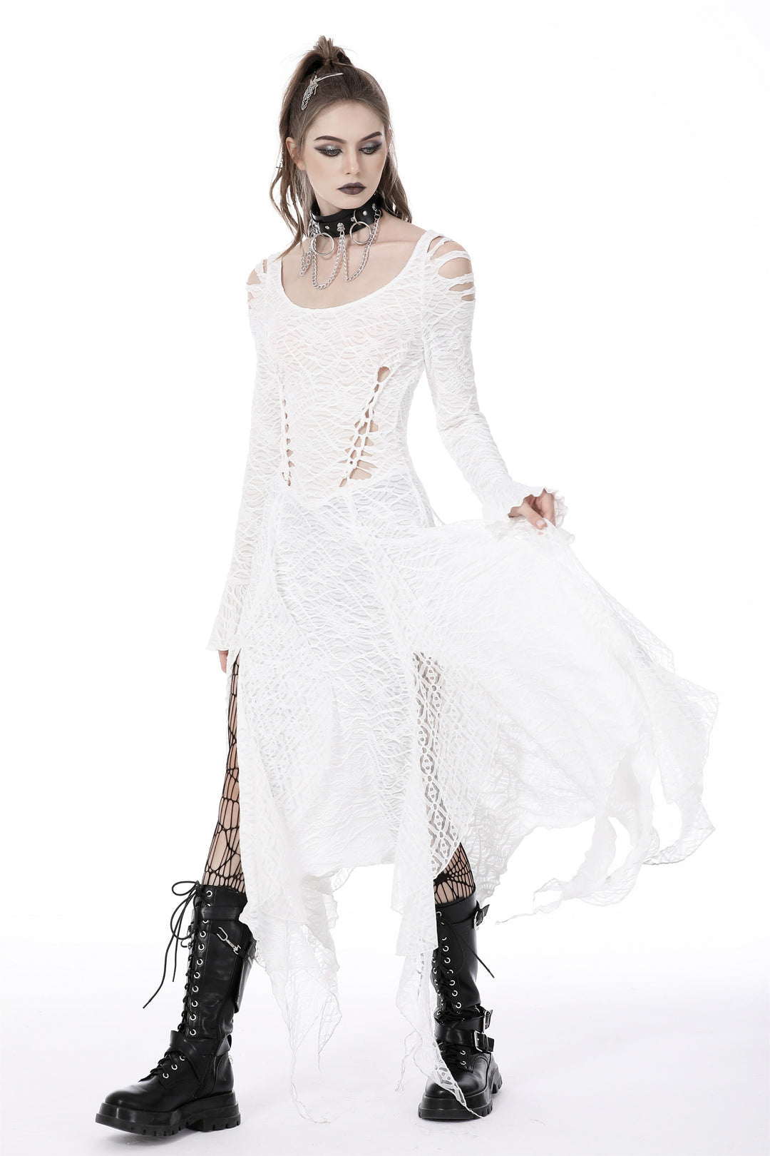 Ghost Cutout Midi Dress