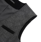 Rose Print Crucifix Waistcoat