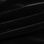 Black Gothic Hi-Lo Waterfall Velvet Sleeveless Dress