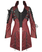 Ladies Crimson Dystopian Jacket