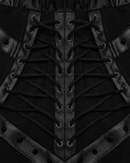 Side Split Lace Up Skirt